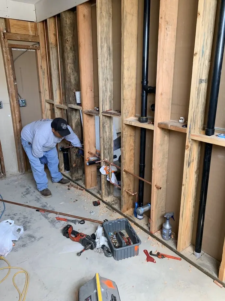 Commercial rough-in plumbing for Gas Line Repair in Charlestown